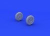 Eduard 672080 Fw 190A wheels late 1/72 (EDUARD)